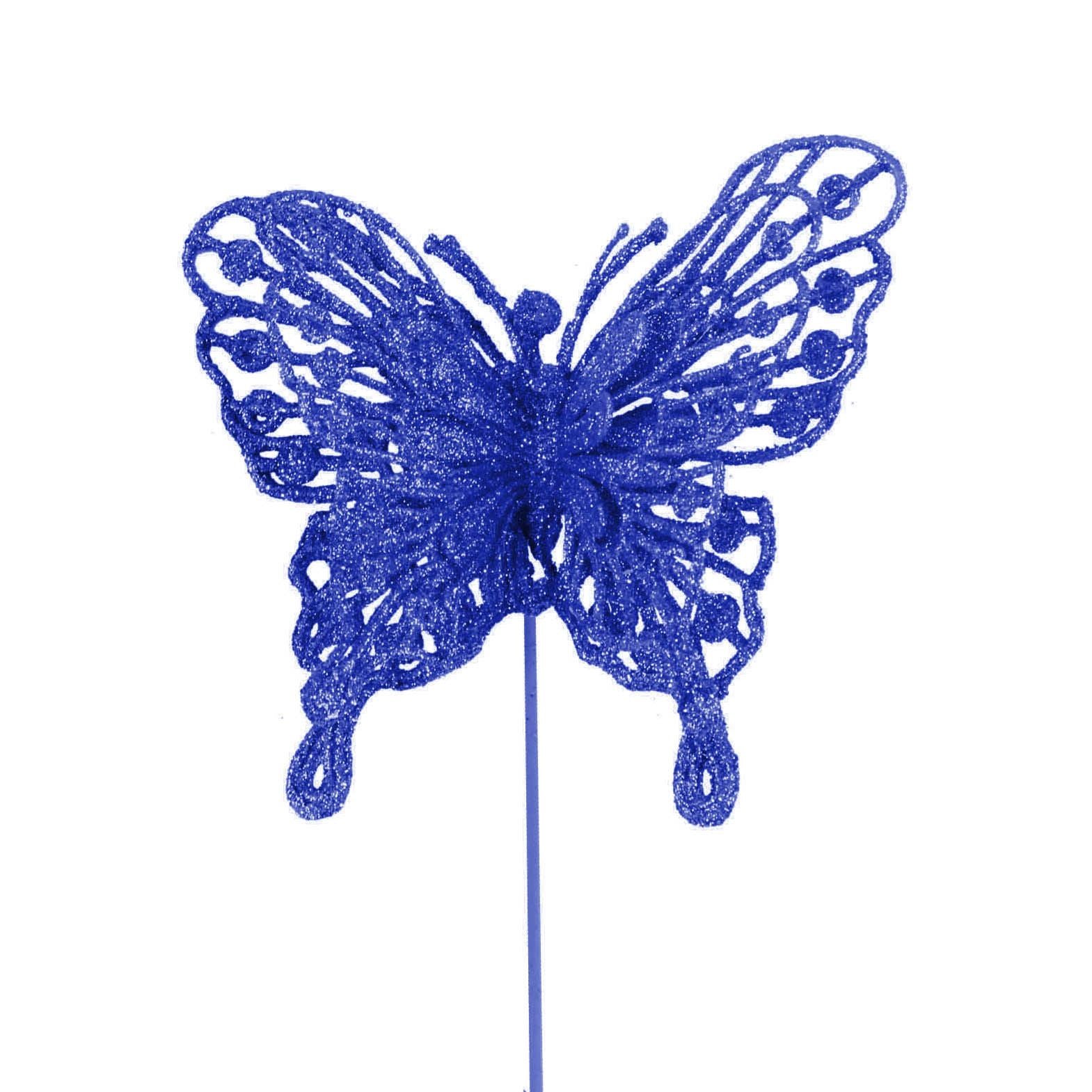 Heavy Glittered Large Double Layer Butterflies