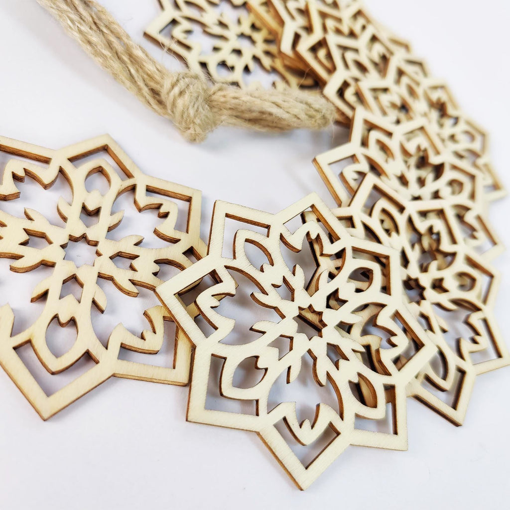 Laser Cut Plywood Ramadan Eid Decorations