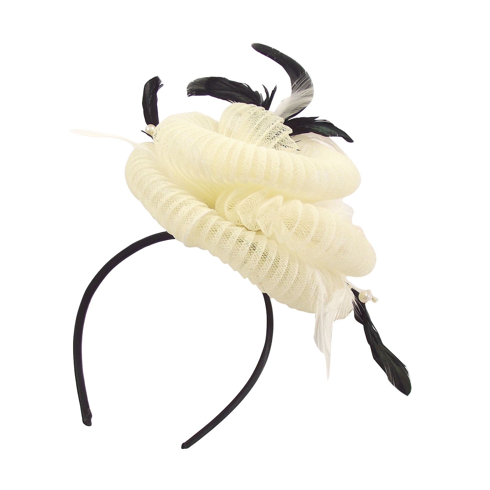 Simple Swirl Fascinator Headband
