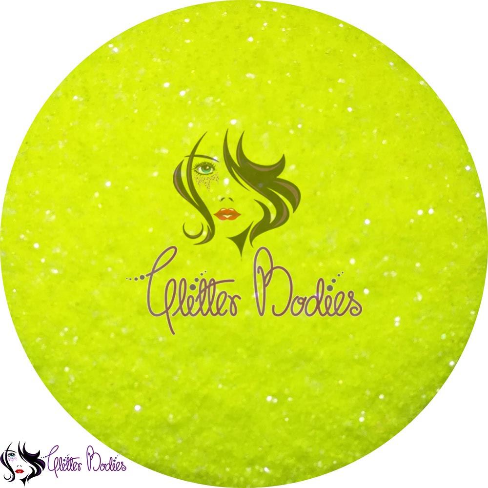 Glitterbodies Cosmetic Grade Fine Festival Glitter Pigments [Yellow]
