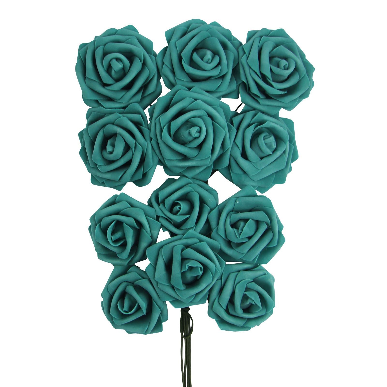 Colourfast Foam Roses - 6 Bunches - Regular
