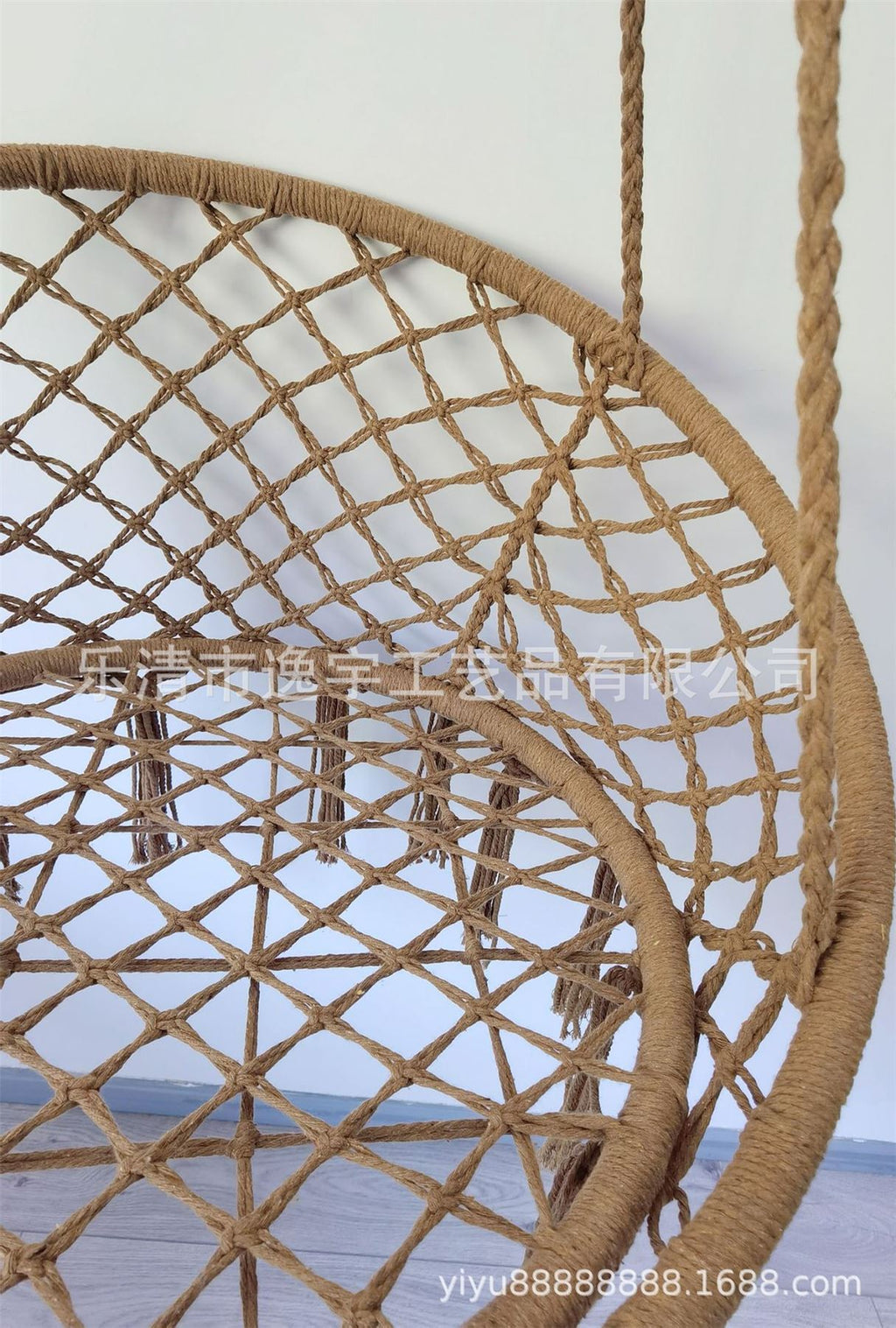 Luxury Macrame Rope Tub Swing Chair