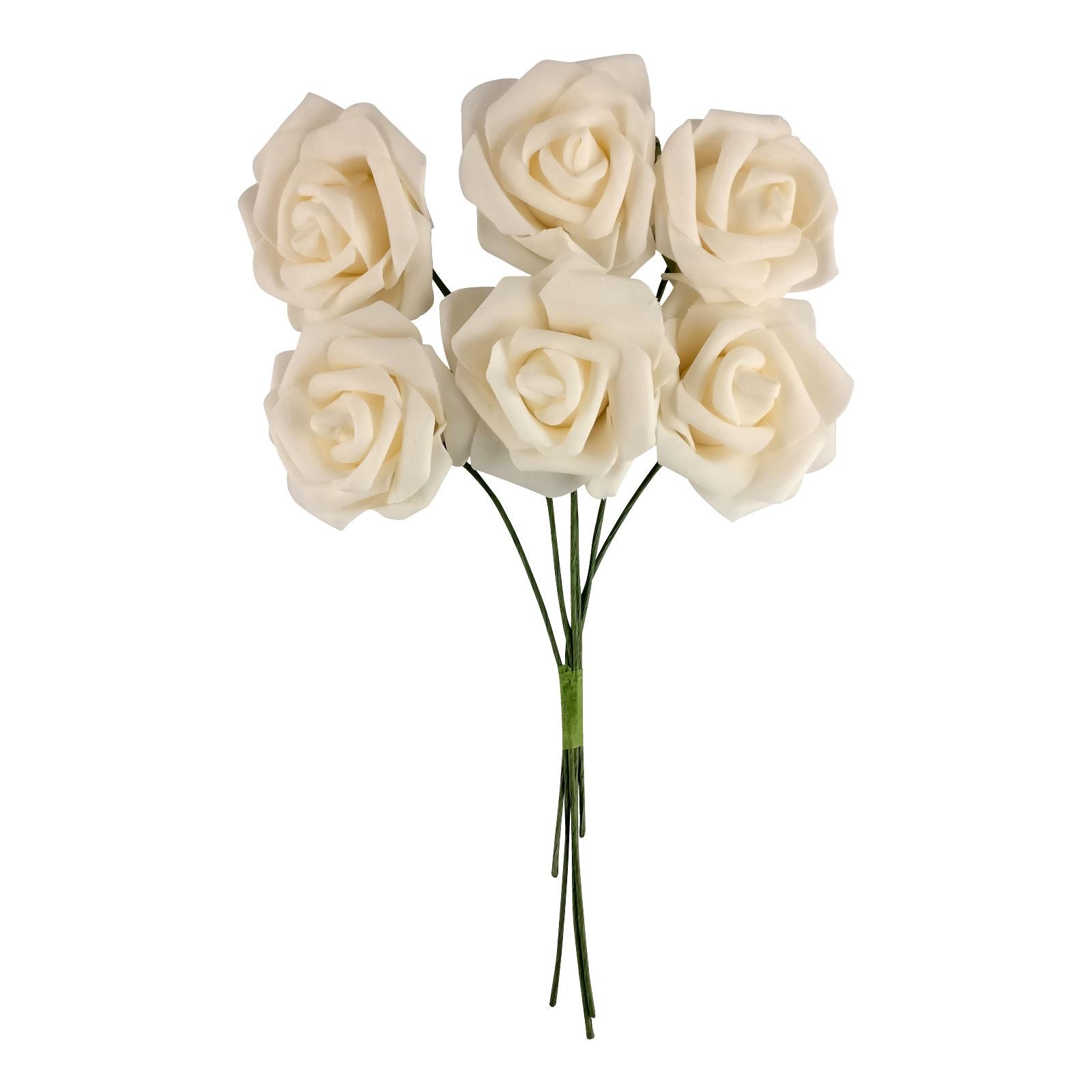Colourfast Foam Roses - 6 Bunches - Regular