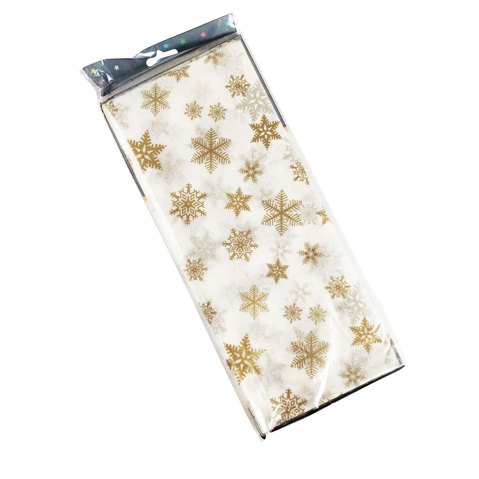 Pack of 20 Printed Metallic Tissue Paper