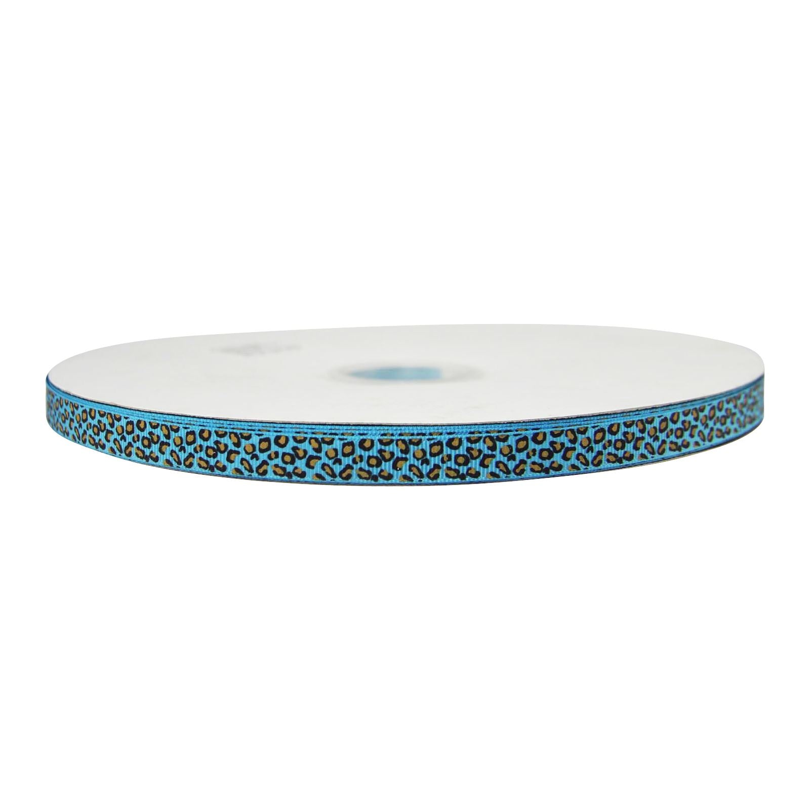 Premium Grosgrain Leopard Print Ribbon - 3 Metres