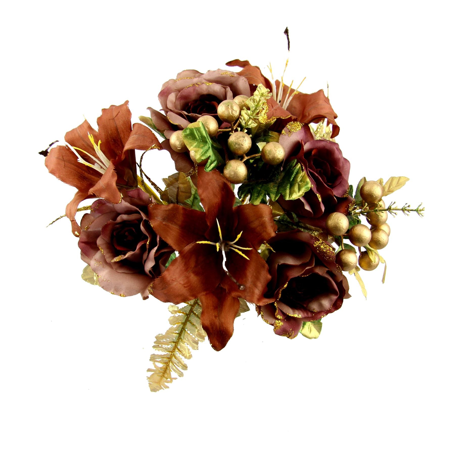 Rose and Lily Festive Posy