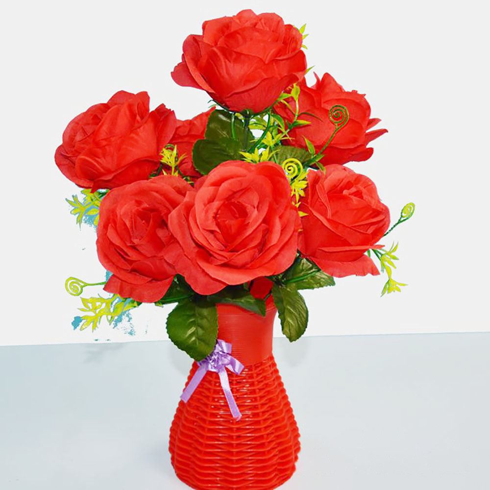 2x Bouquets of 7 Head Roses