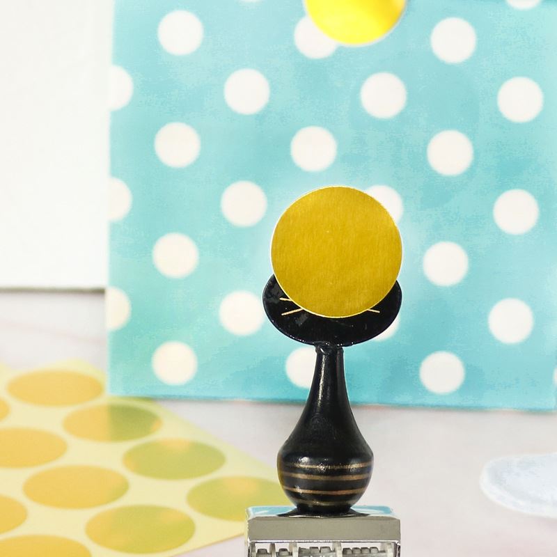 Sticker Sheets - Gold Round & Heart