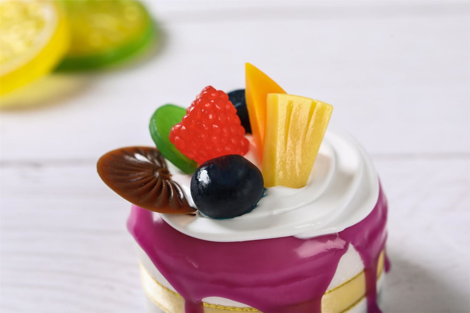 Set of 6 Real Touch Premium Artificial Cakes
