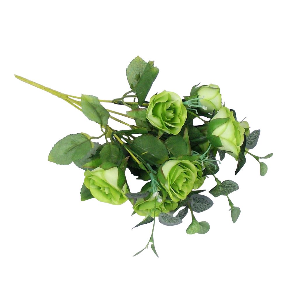 10 Head Semi-Open Rose Small Bouquet