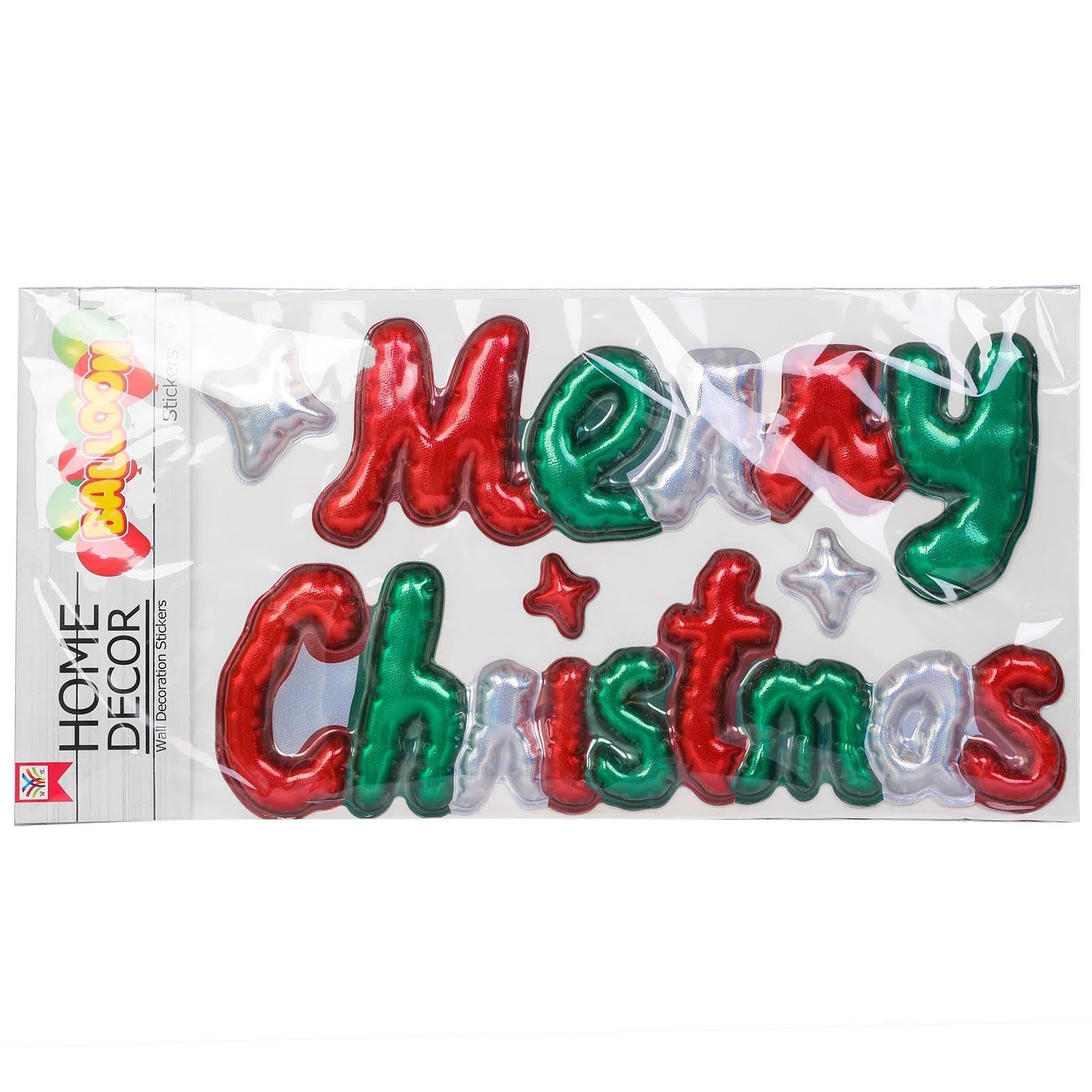 Large 3D Party Banner Stickers