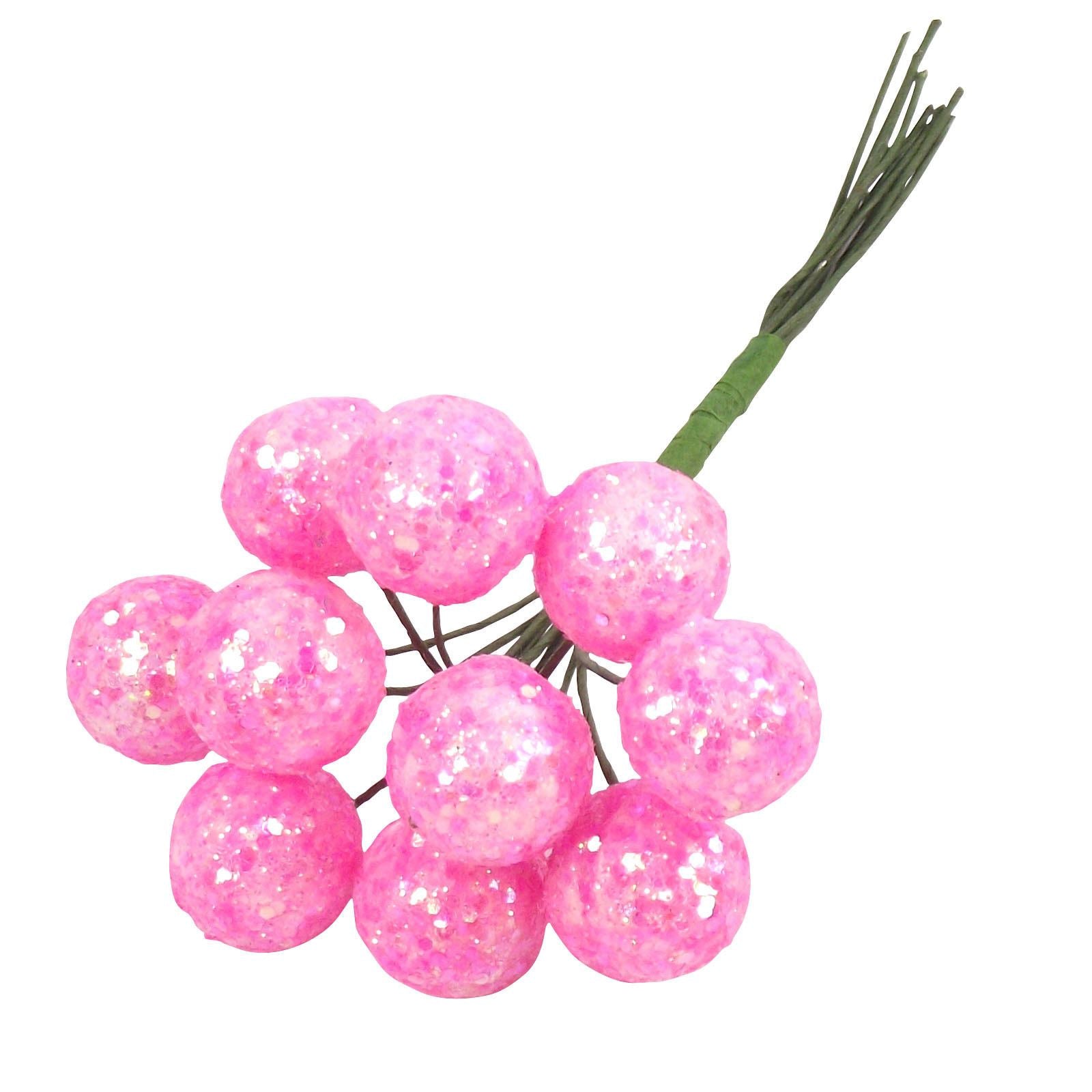 2x 10 Glitter Ball Bunches