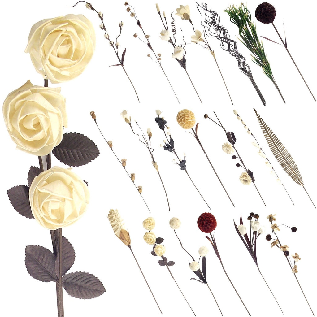 Natural Sola Tree Flower Sprays
