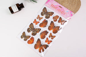 Large 3D Fluttering Butterfly Stickers