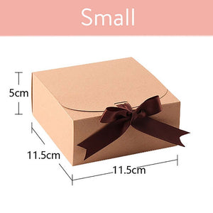 Simple Closure Gift Boxes with Ribbon