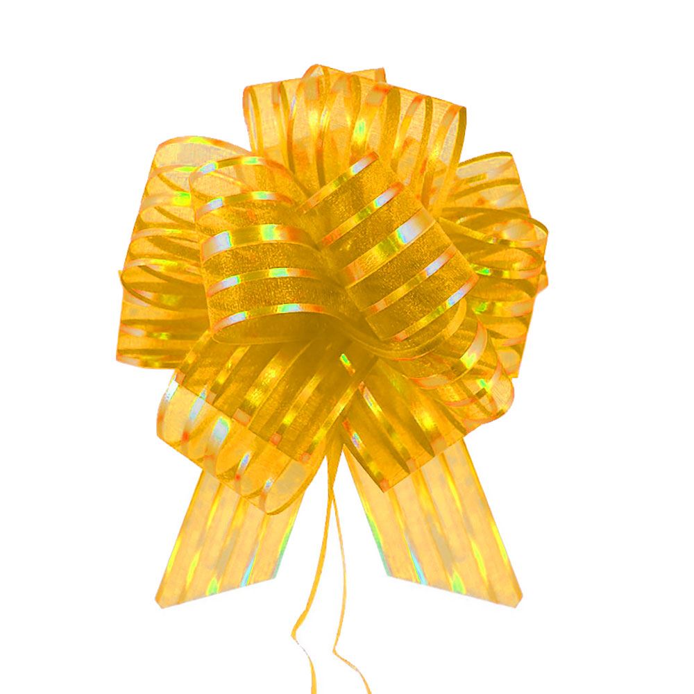 Premium 50mm Organza Stripe Pull Bows