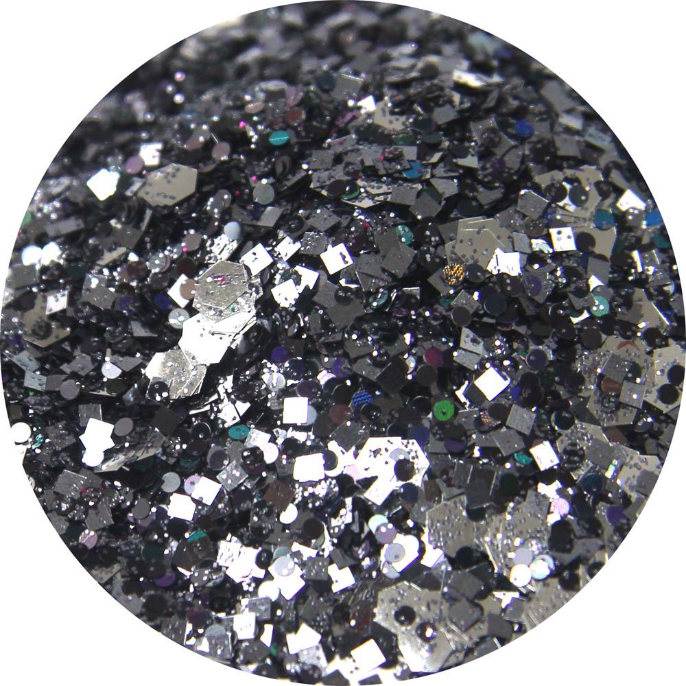 Glitterbodies Cosmetic Grade Festival Glitter Cocktail Multi Grade Chunky  [The Darkness]