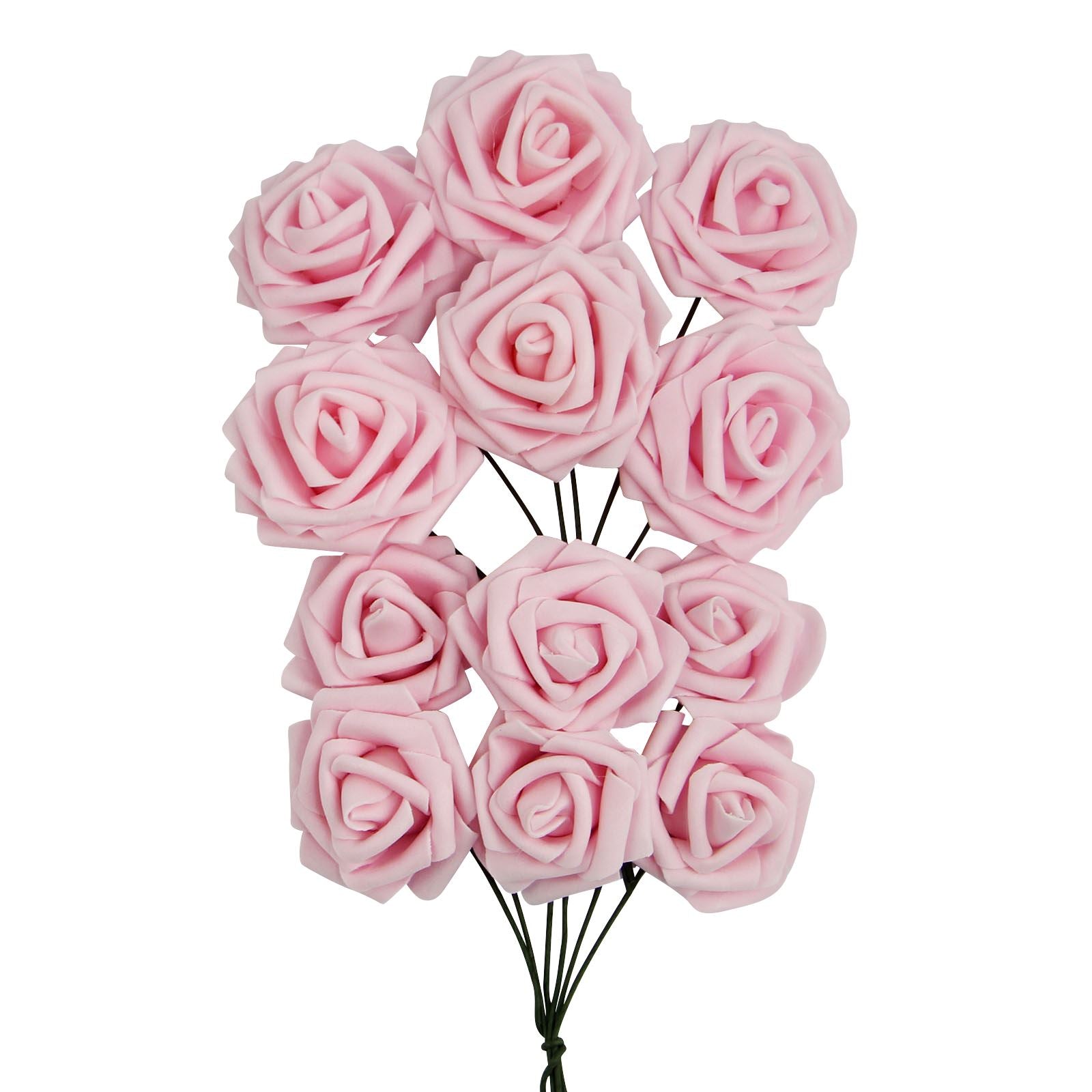 Colourfast Foam Roses - 6 Bunches - Regular
