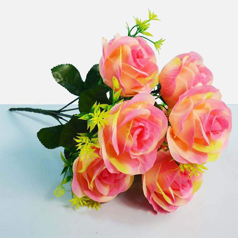 2x Bouquets of 7 Head Roses