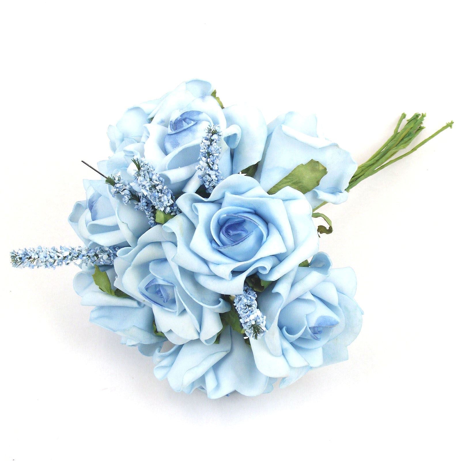 10 Foam Roses With or Without Glitter