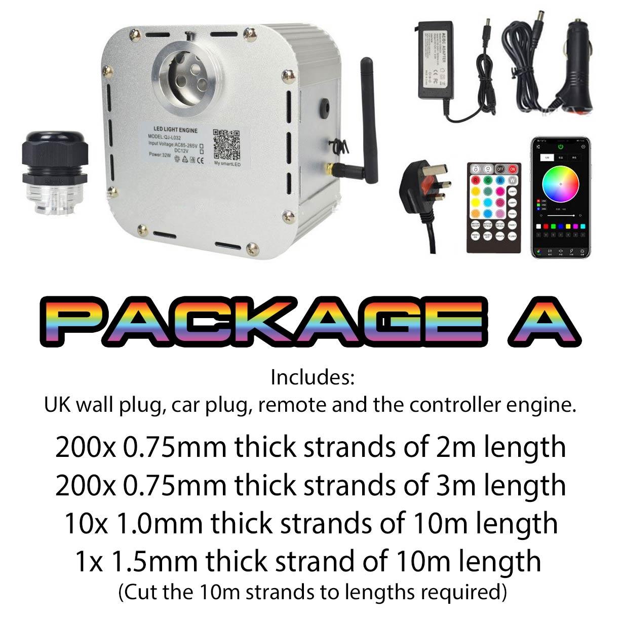 Twinkle Fibre Optic Light Engine 32W Bluetooth Controlled