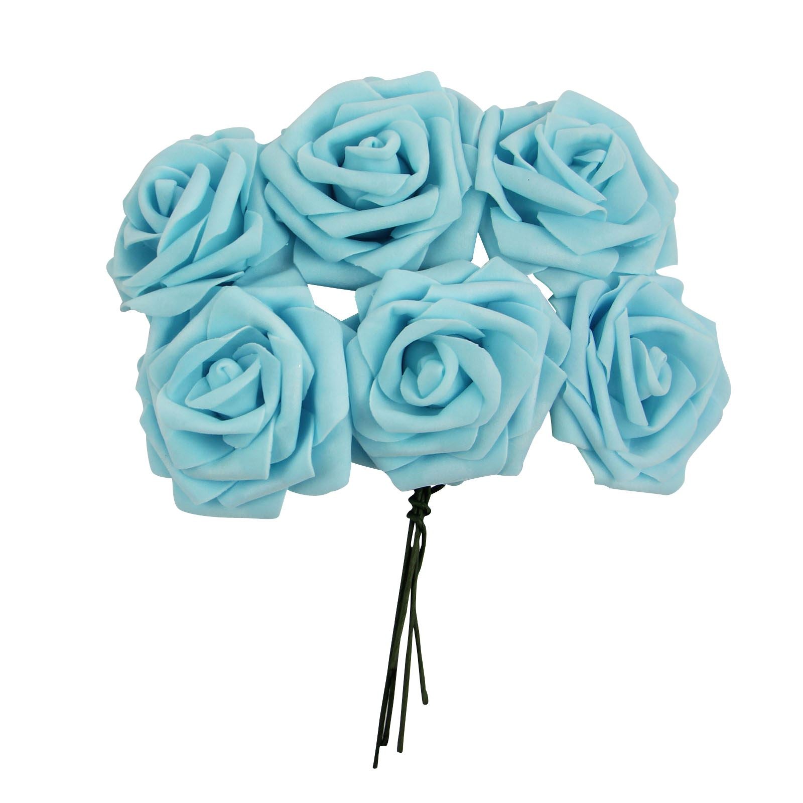 Colourfast Foam Roses - 6 Bunches - Large