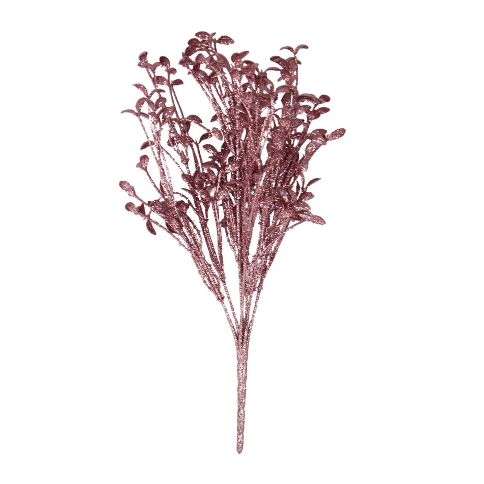 Heavy Glittered Mix Flower and Foliage Bunches