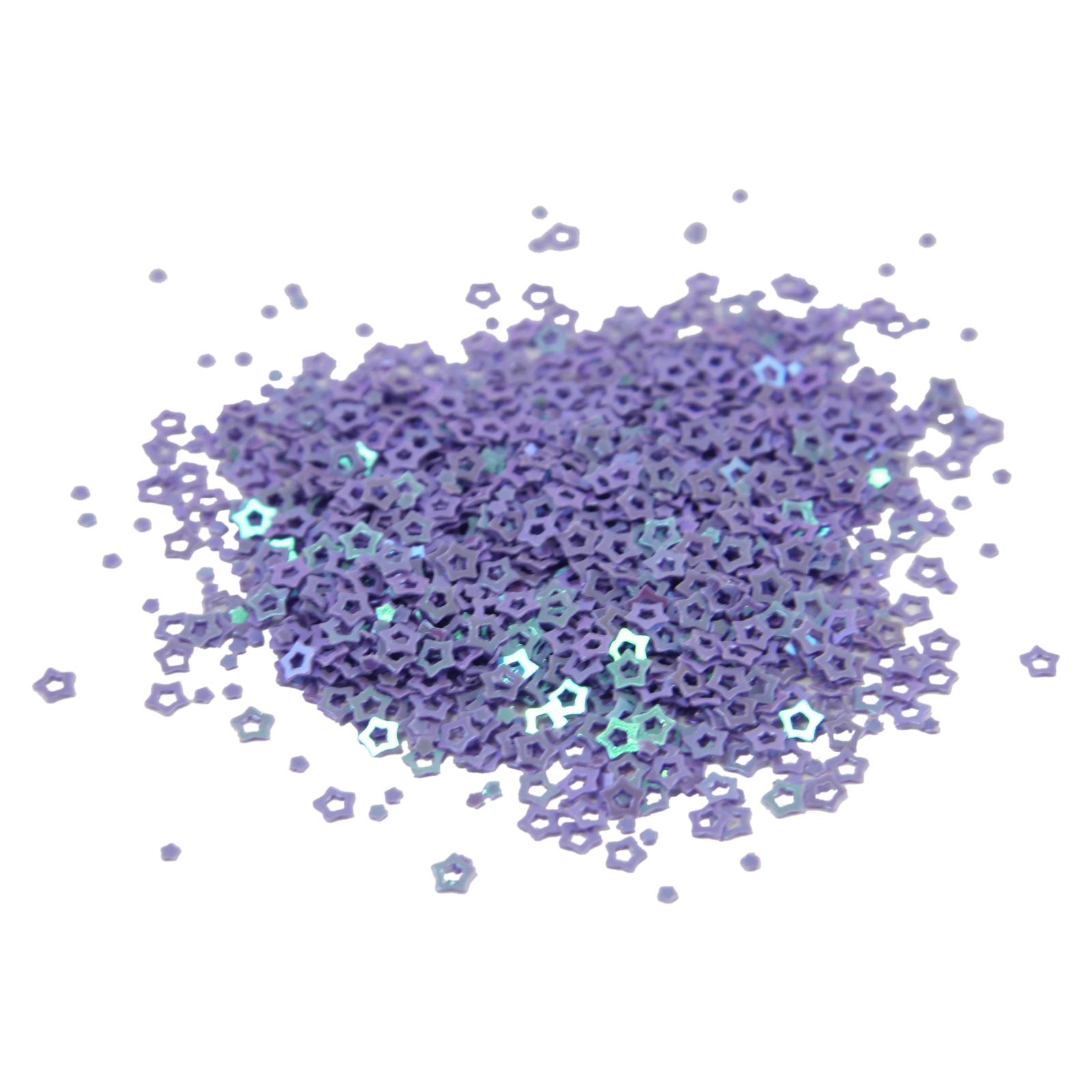Bottles of Iridescent Star Shape Glitter