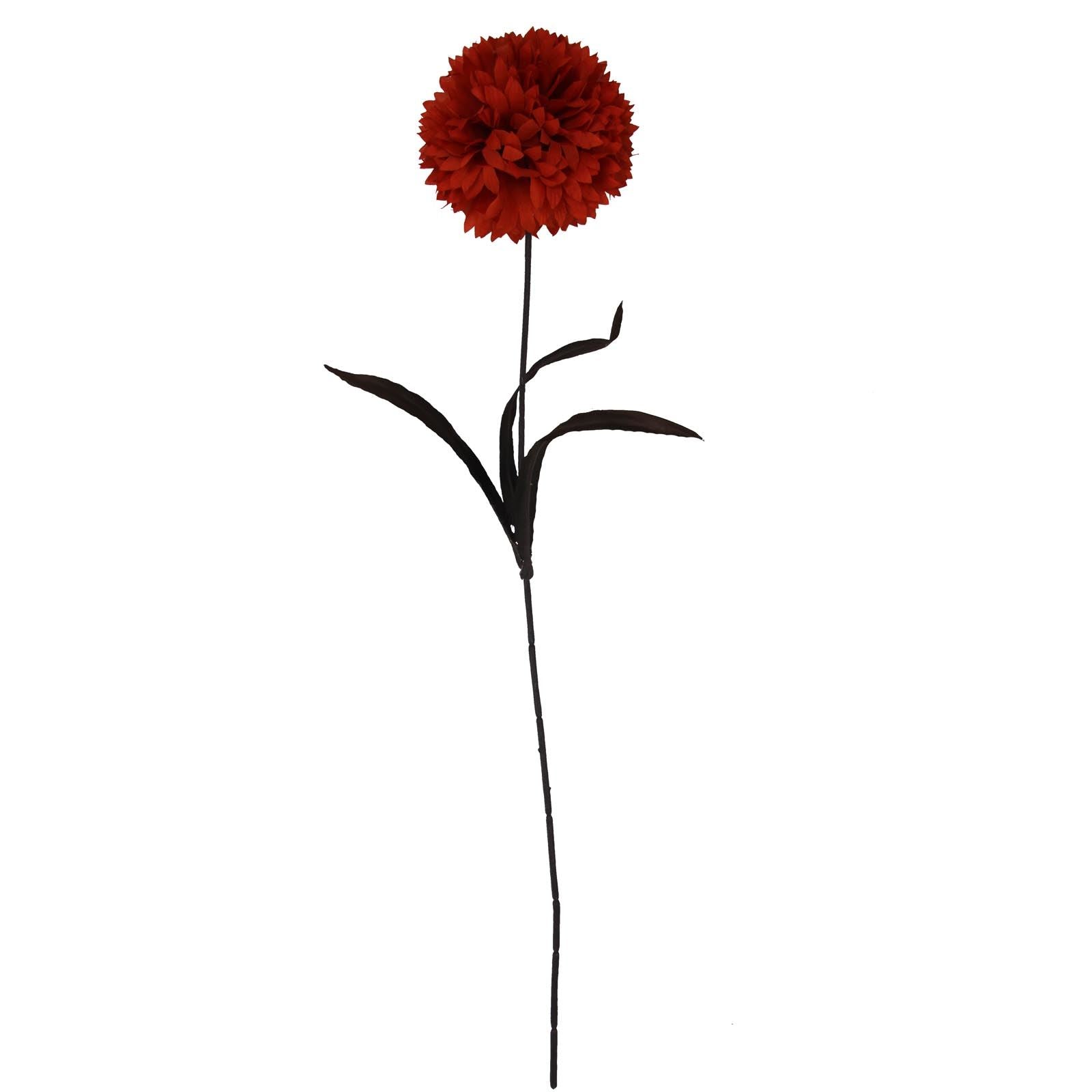 Box of 12 Lare Allium Ball Mum Stem - Flame