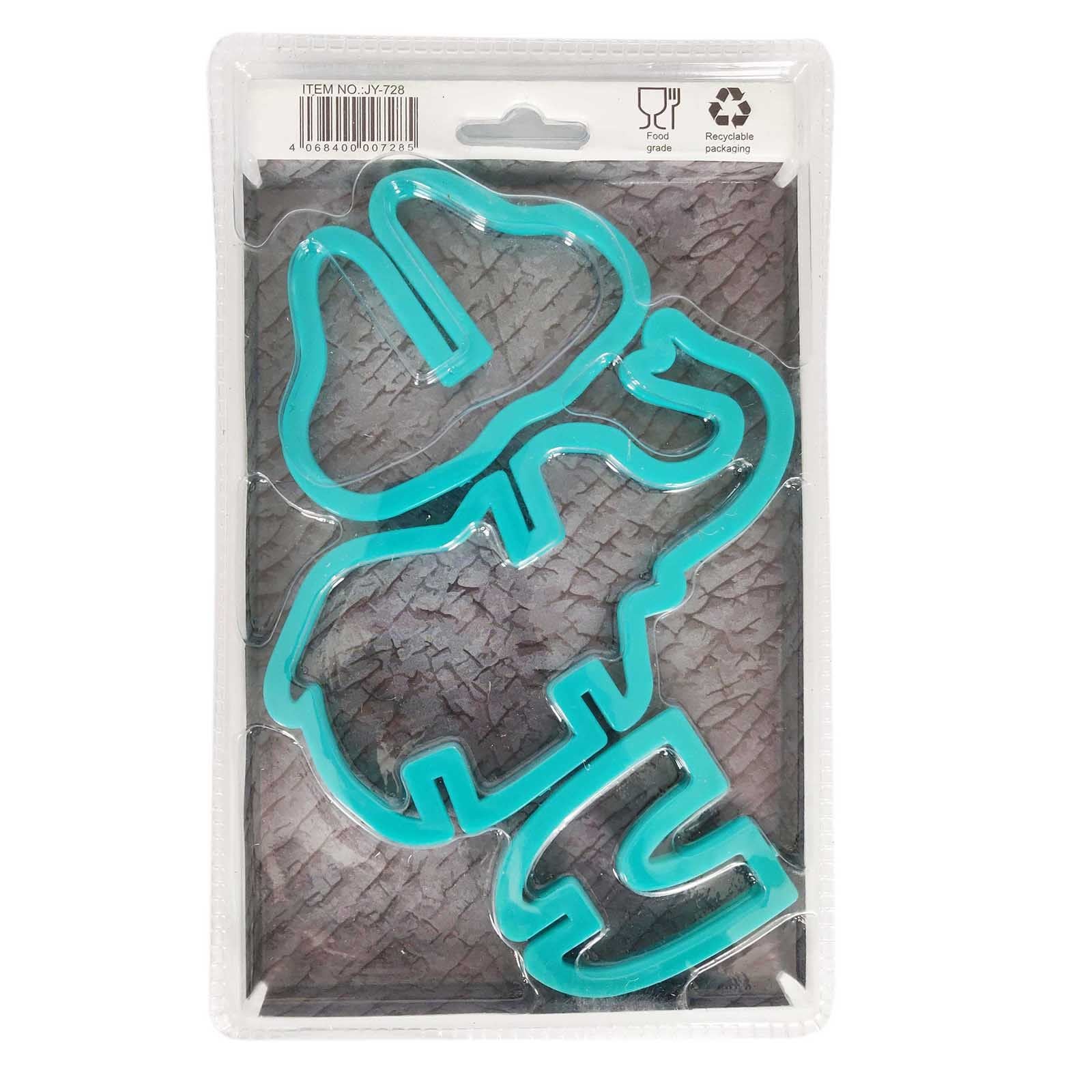 3D Jungle Animal Cookie Cutters