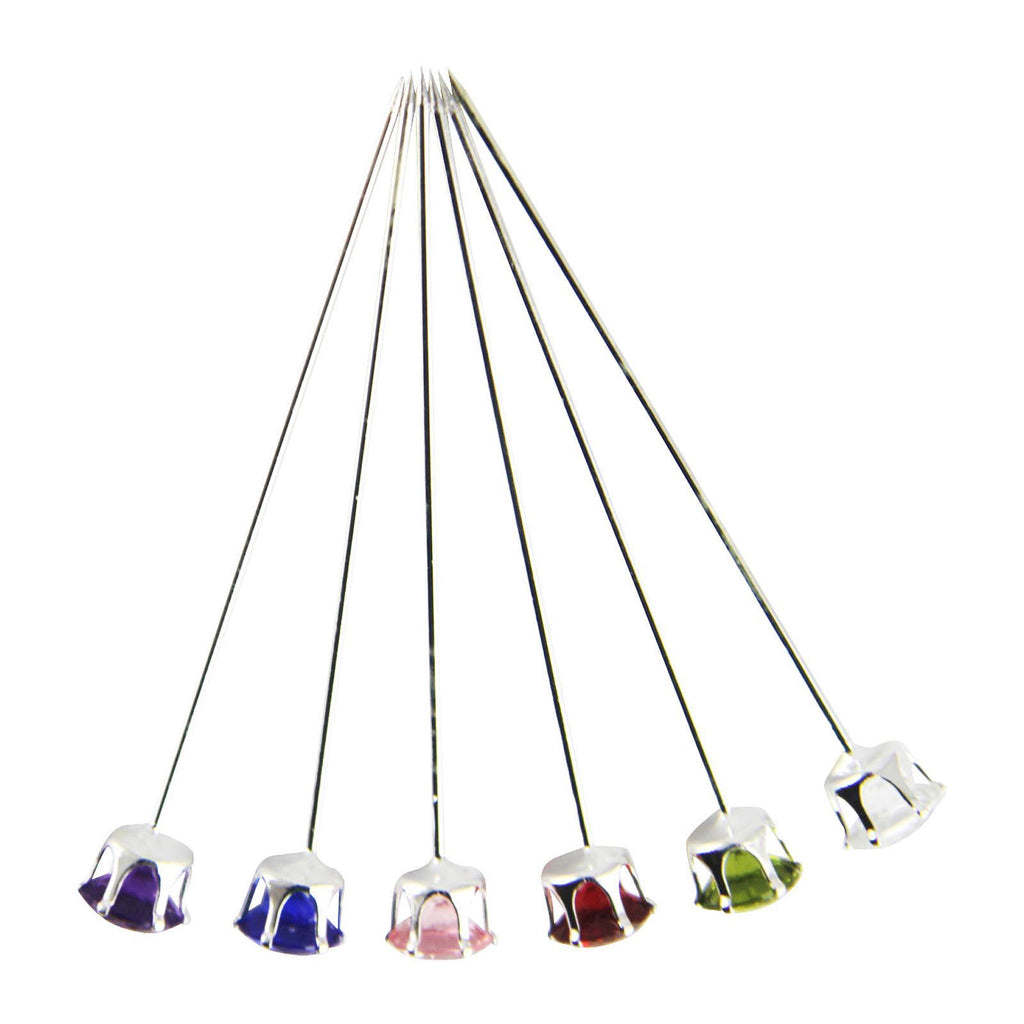 12x Premium Set Diamante Pins