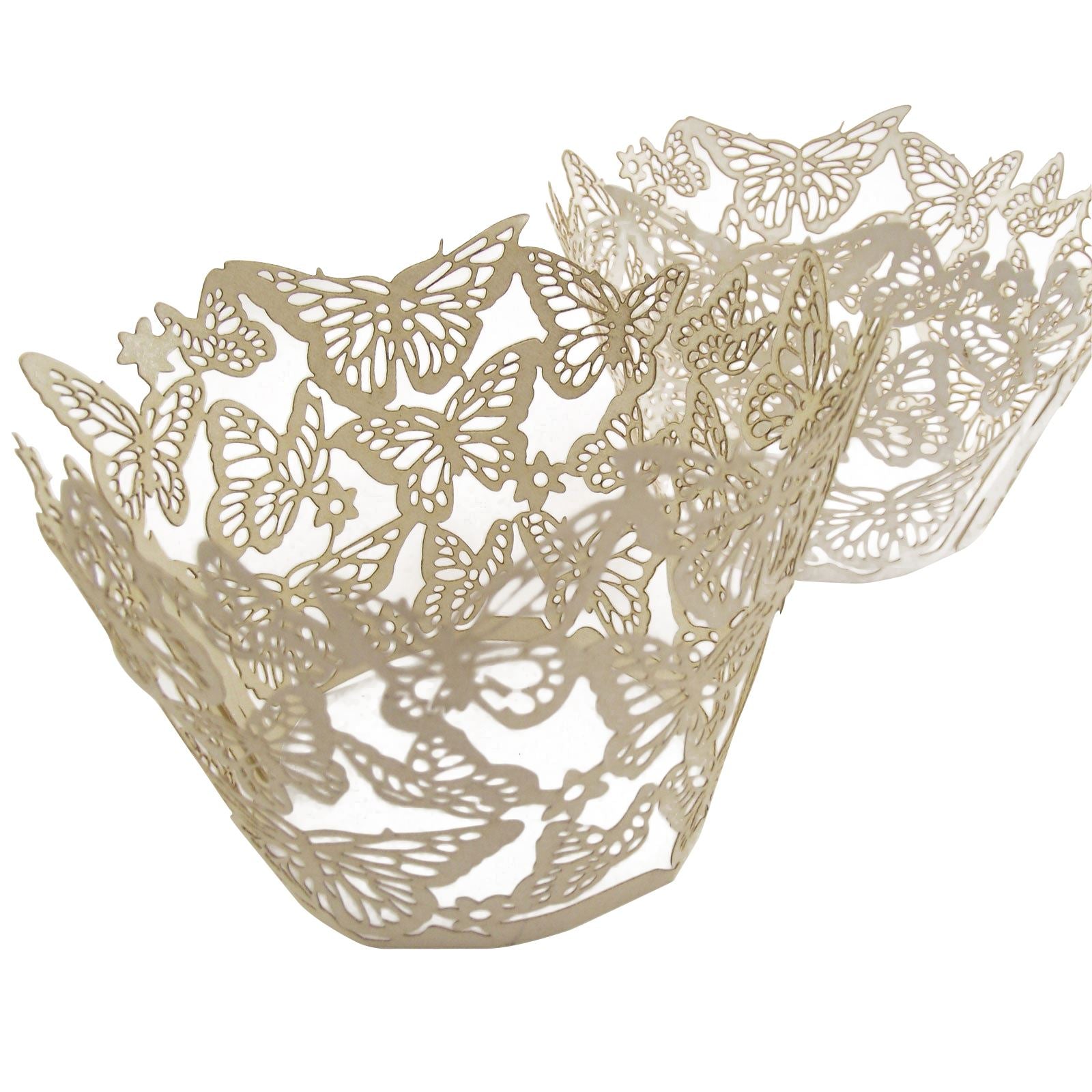 Butterfly Laser Cut Cupcake Wraps