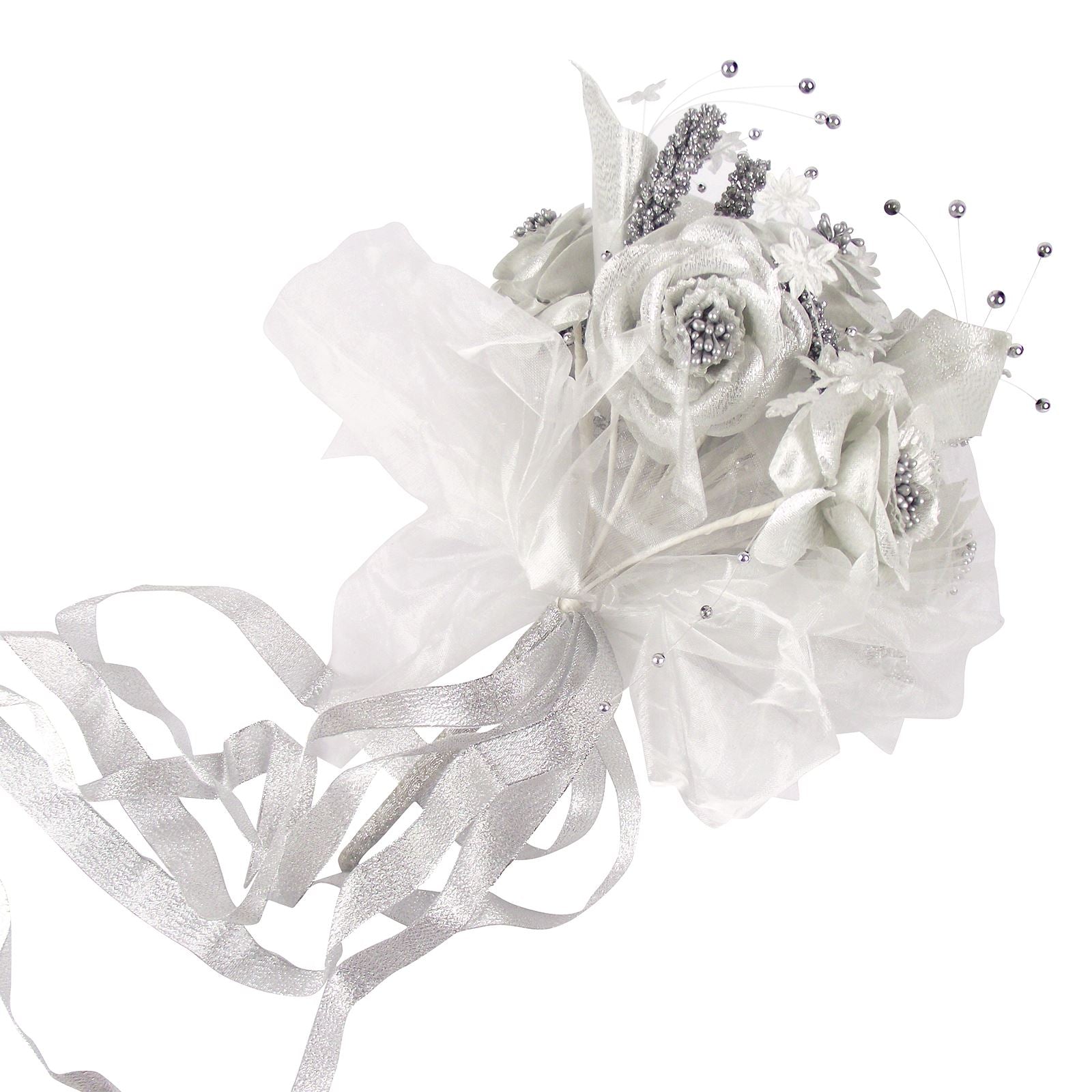 Metallic Gold or Silver Bridal Bouquet