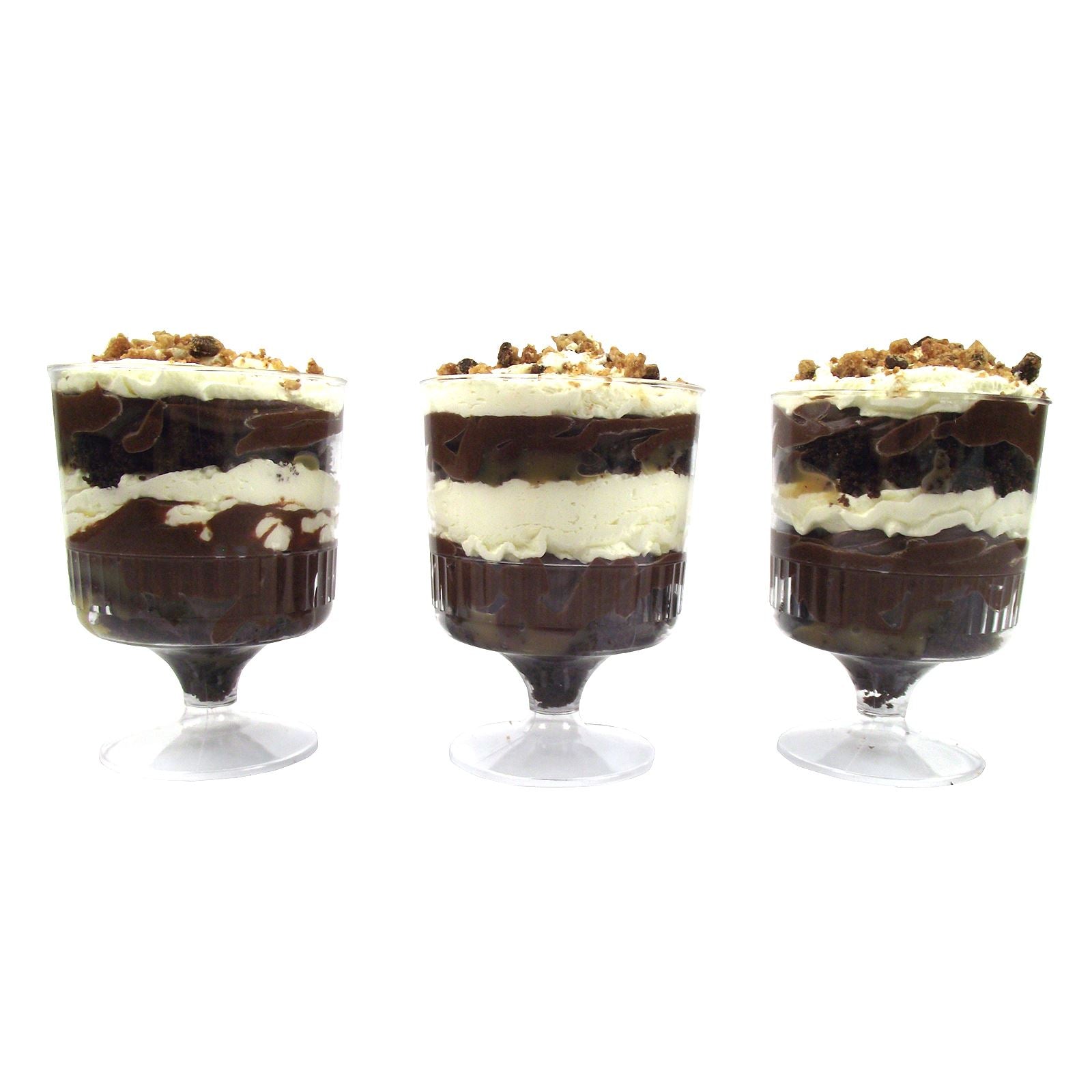 Canape Dishes Goblet 8.5cm Disposable Dessert Cups (E)
