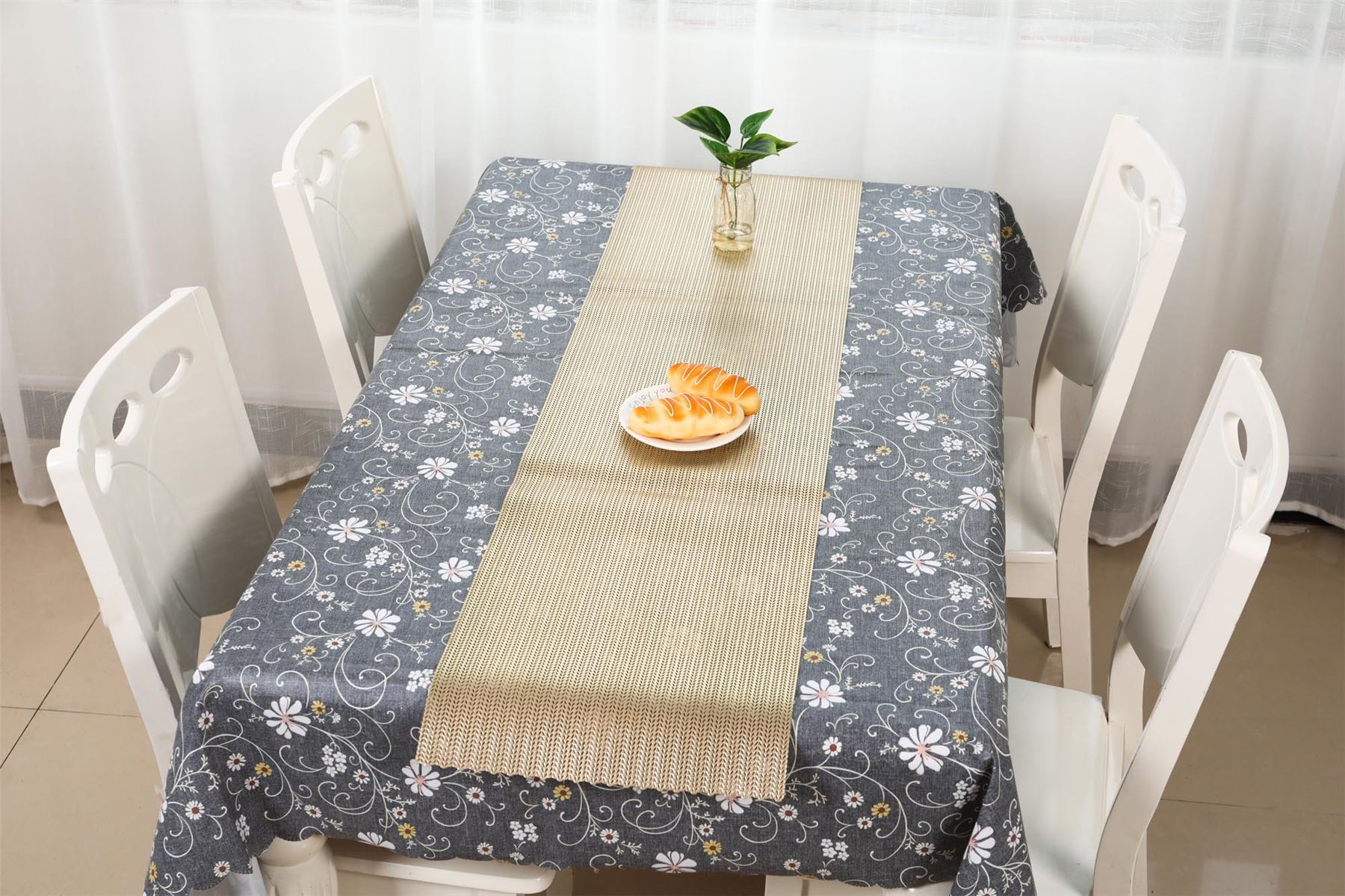 Satin Metallic Table Runners