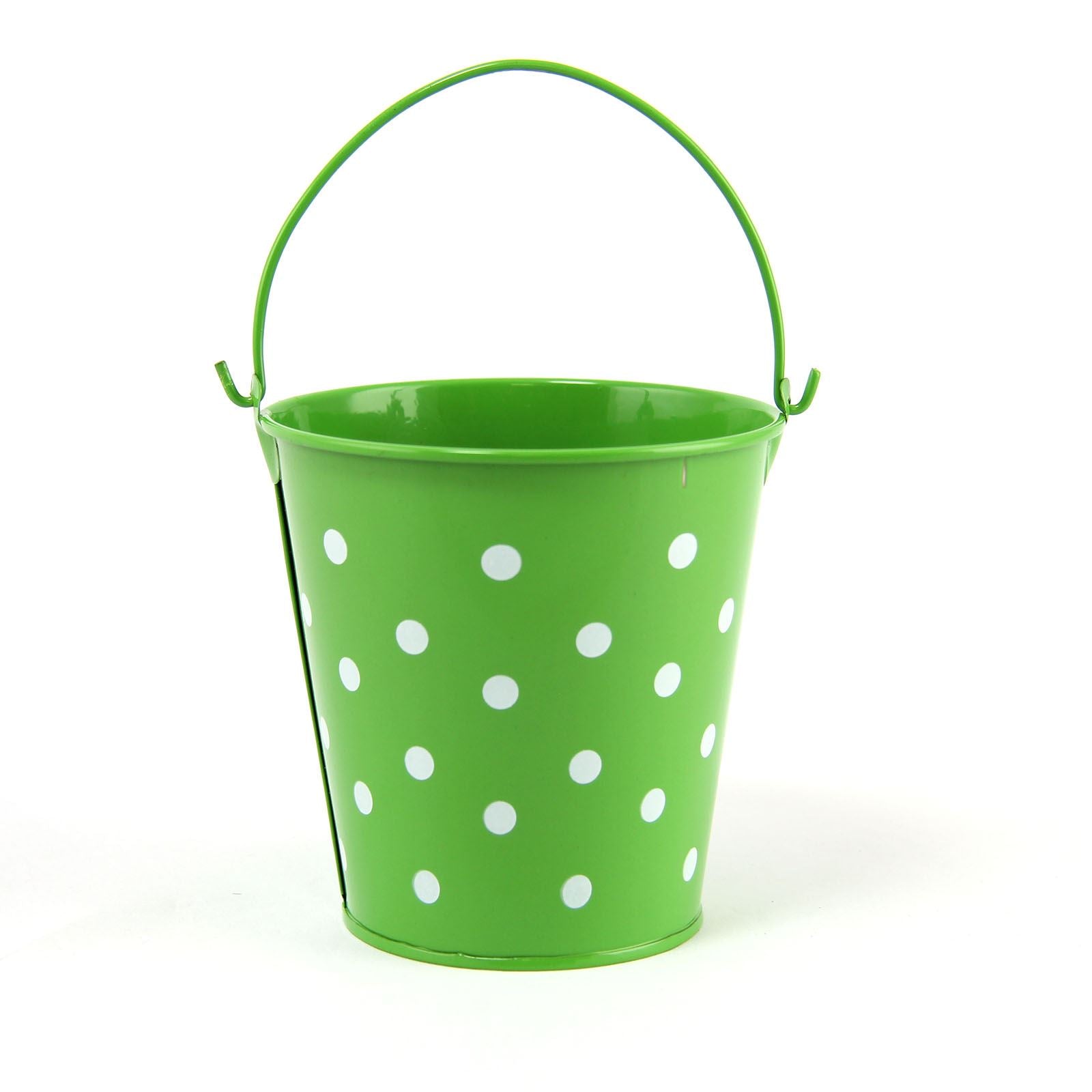 Regular 10x10.5x7.5cm Polkadot Bucket