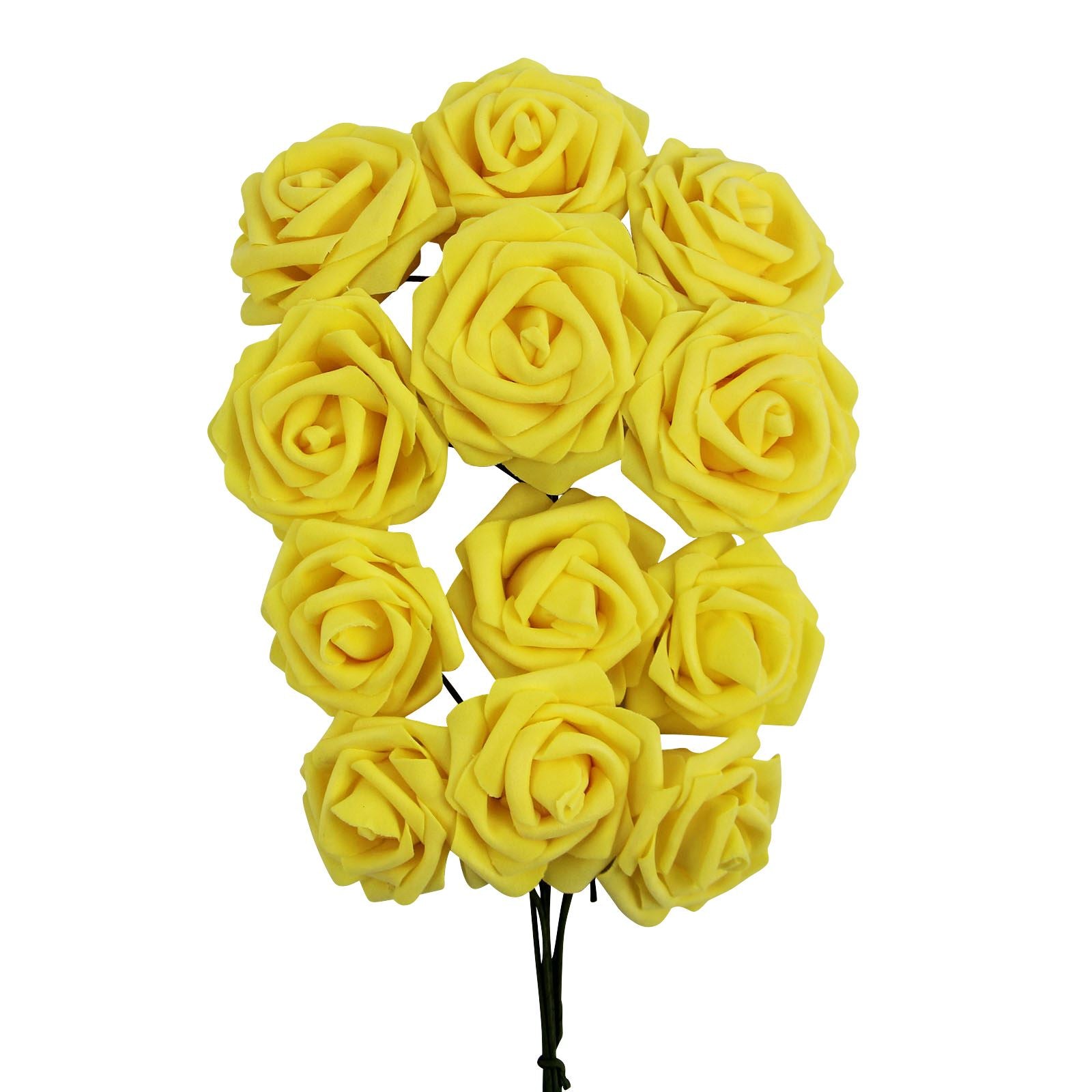 Colourfast Foam Roses - 6 Bunches - Regular