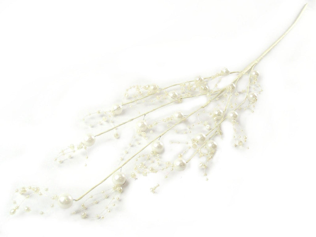 Large 80cm Pearl Spray Branch
