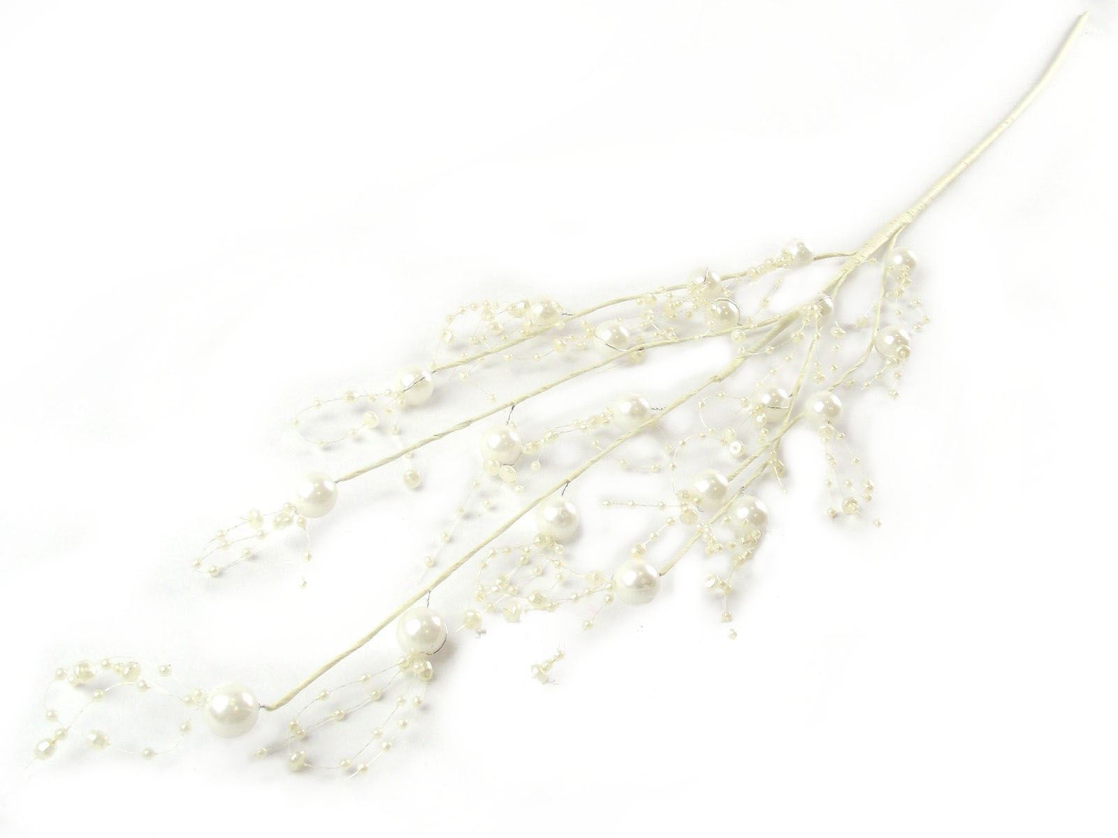 Large 80cm Pearl Spray Branch