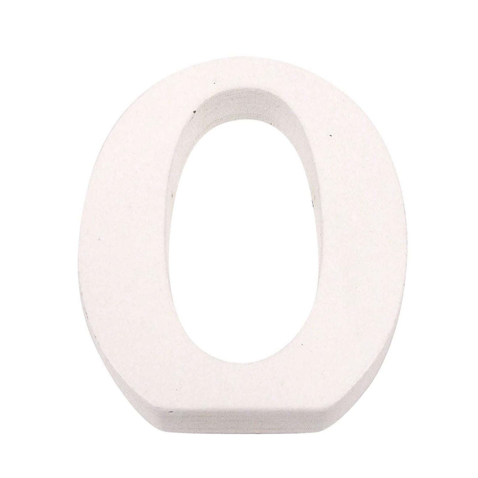 8cm White Painted Wooden Numbers and Alphabets