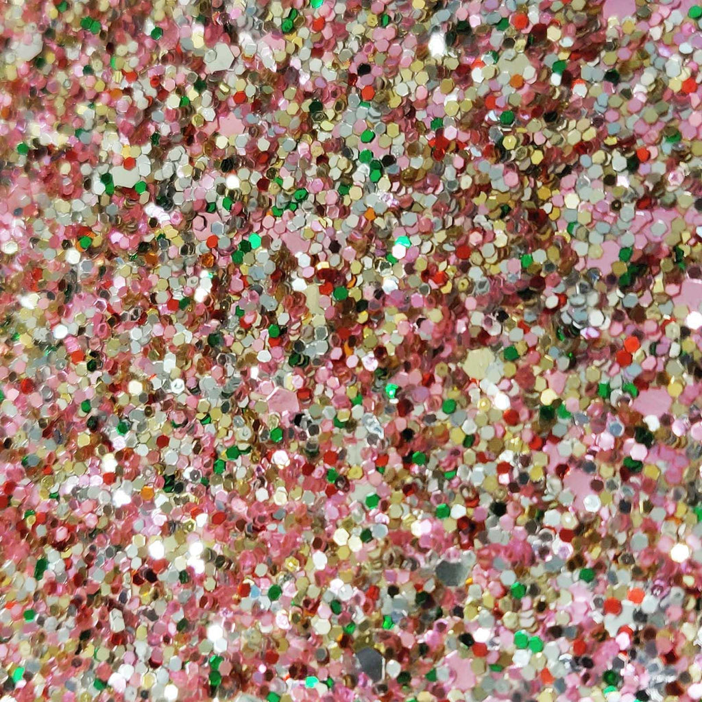Chunky Glitter Fabric Wallpaper 16cm Borders