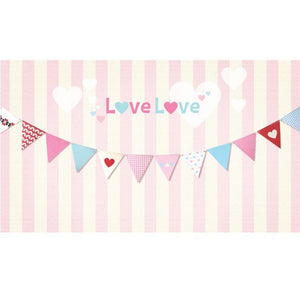 Colourful Heart and Party Paper Party Buntings