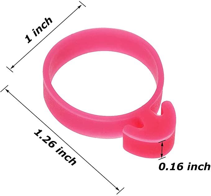 10x Silicone Piping Bag Ties - NOT TWIST TIES