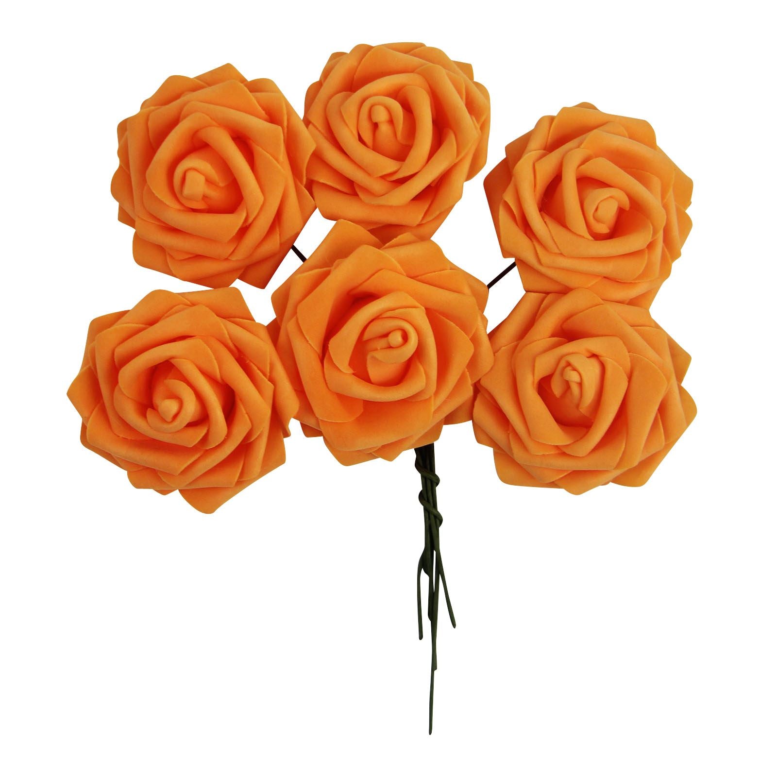 Colourfast Foam Roses - 6 Bunches - Large
