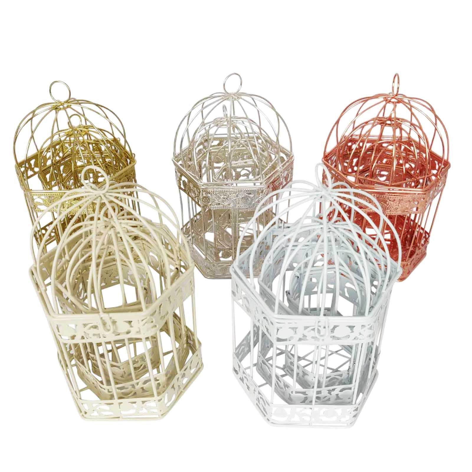 Mini Premium Hexagonal Decorative Bird Cages