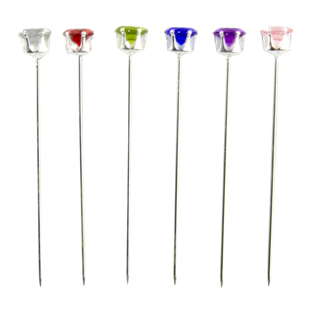 12x Premium Set Diamante Pins