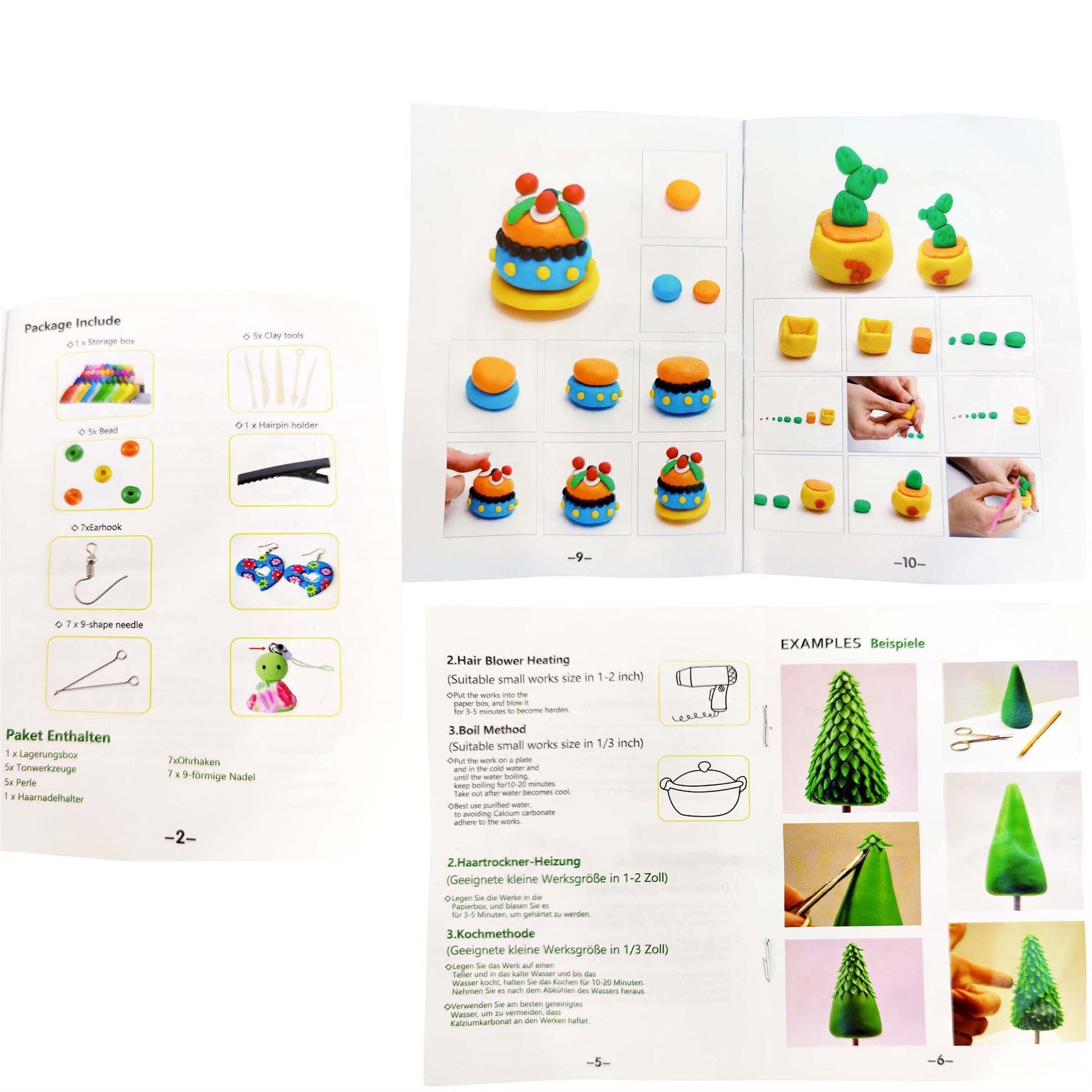 32 Piece Luxury Polymer Clay Sets
