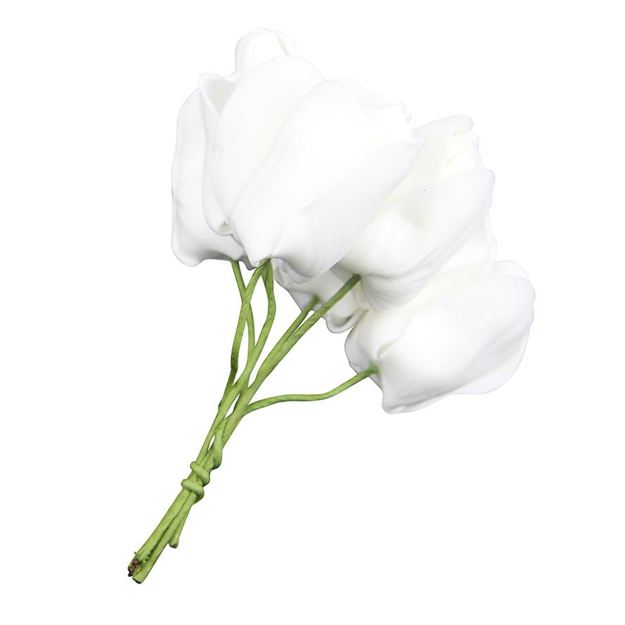 Bunch of 6 Foam Tulips