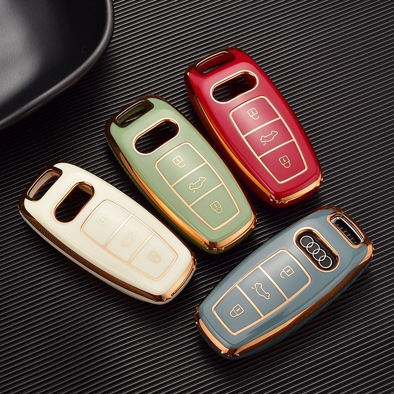 Luxury Modern Audi Key Cover A6 A7 A8 E-tron Q5 Q8 C8