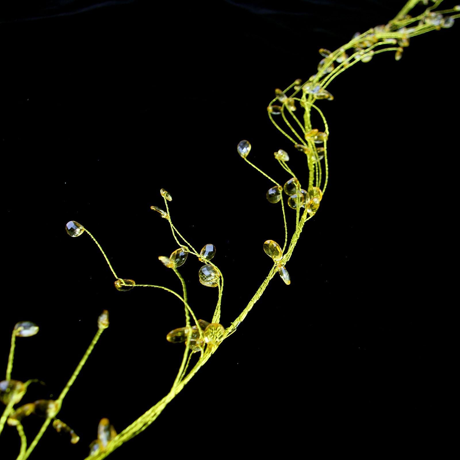 130cm Branching Coloured Crystal Garland